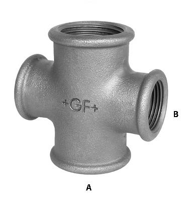Galvanisert kryss 3/4" x 1/2" - Redusert Galvanisert kryss 3/4" x 1/2" - Redusert