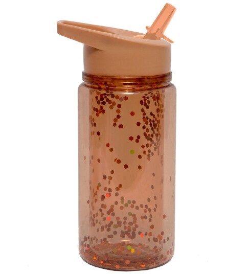 Petit Monkey Drikkeflaske Glitter Bronze Petit Monkey Drikkeflaske Glitter Bronze