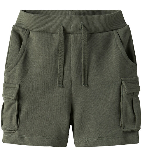 Name It Shorts Noos NmmOli Dusty Olive 5 år 110 Shorts Grønn