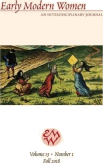 Early Modern Women Journal v13.1
