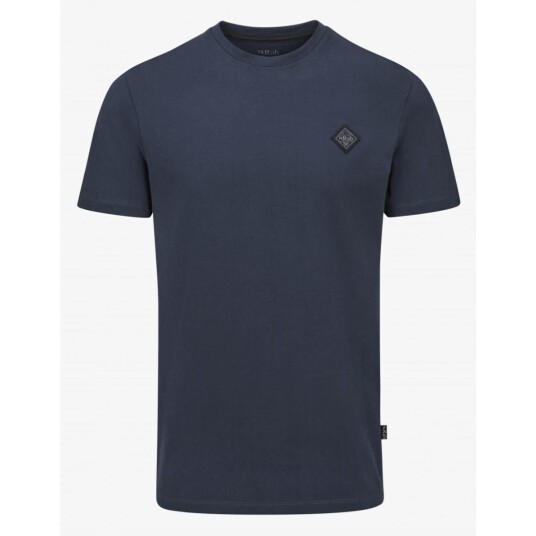 Rab  Basecamp Logo Badge Tee Herre, Tmb Tempest Blue, XL