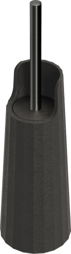 kosmisk frittstående toalettbørste black 106x418x106 mm kosmisk frittstående toalettbørste black 106x418x106 mm