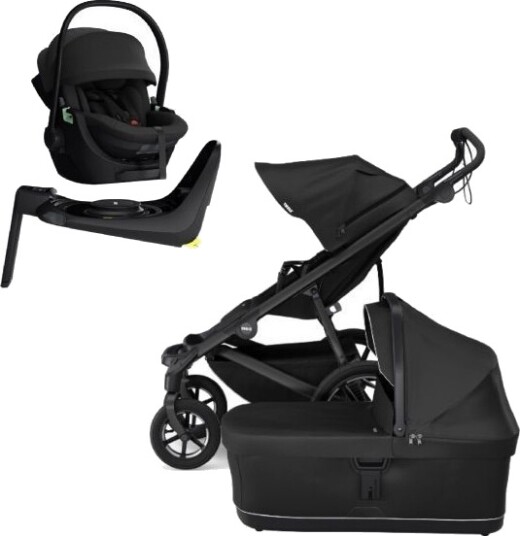 Thule Barnevogn Urban Glide 4-Wheel inkl. Maple & Alfi Base – Black
