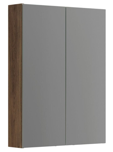 Dansani Inzo Style Speilskap 2 Dører B60-100xh80xd15 Brun eik / 60cm Dansani Inzo Style Speilskap 2 Dører B60-100xh80xd15 Brun eik / 60cm