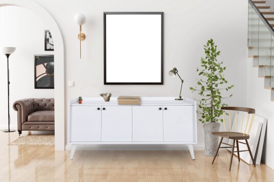 Linlai Avlastningsbord 150 cm Hvit