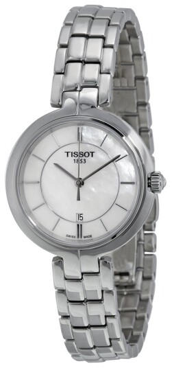 Tissot Dameklokke T094.210.11.111.00 T Lady Flamingo Hvit/Stål Ø26