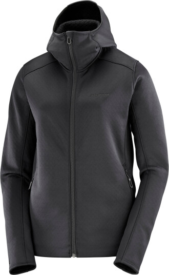 Salomon Women's Sntial Midfleece Deep Black S Salomon Women's Sntial Midfleece Deep Black S