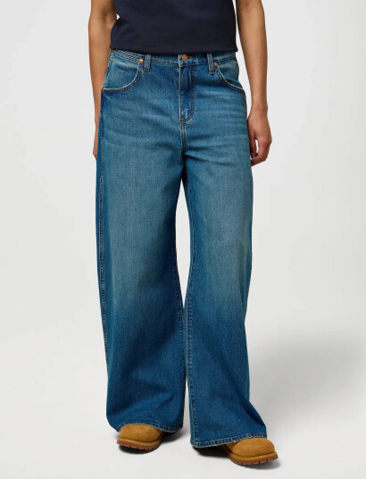 Wrangler Low Rise Big Baggy - Blue - 28 x 34