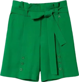 Twinset Dame Shorts Grønn S,