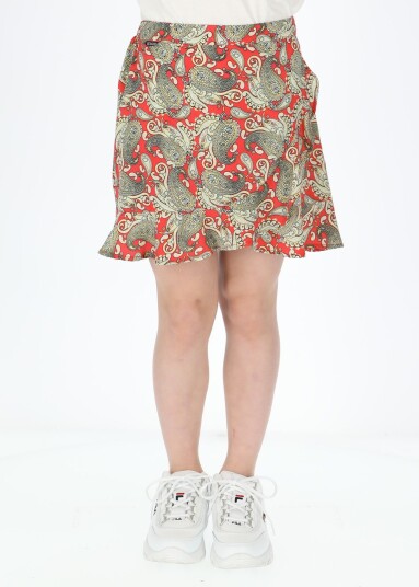 Seaside Sankt Claud Short Skirt Jr Paisley Raspberry 120 Skjørt