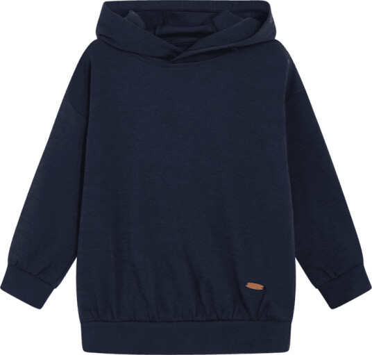 Hust & Claire Sanu ull/bambus hettegenser more navy (152) 152