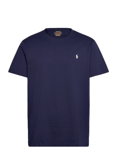 Polo Ralph Lauren Custom Slim Fit Jersey Crewneck T Shirt   Navy   S