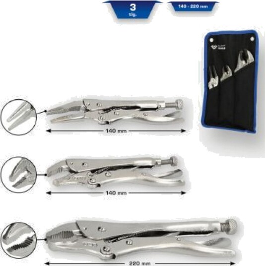 KS TOOLS BT065003 Låsetang sett