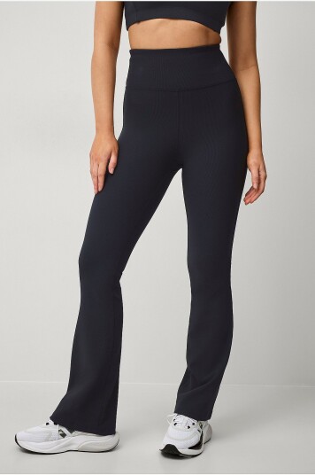 Ellos Studio Treningstights Flare Structure Tights Svart