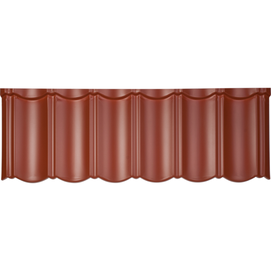 Isola Takplate powertekk exclusive matt stål b: 418mm l: 1198mm areal plate:0.412m2 terracotta