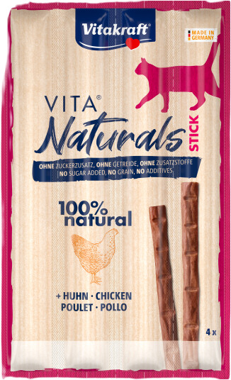 Vita Naturals Stick Kylling Katt 4 X 5G