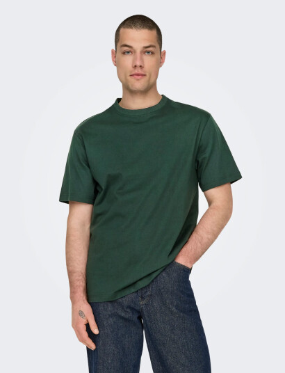 ONLY & SONS Onsfred Life Rlx Ss Tee Noos - Green - M