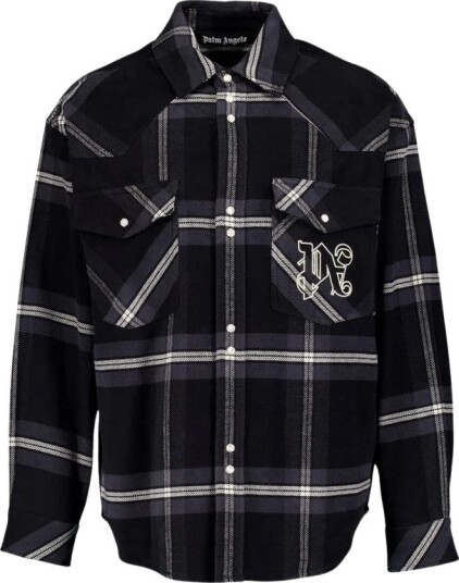 Palm Angels Herre Skjorter Svart L,