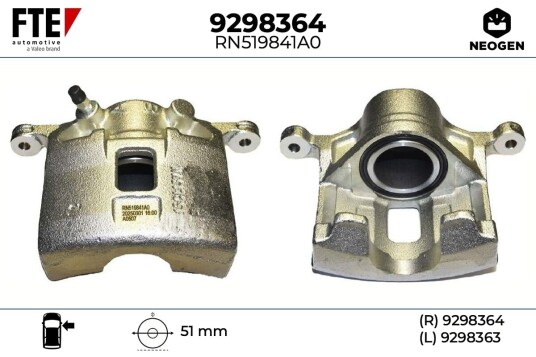 FTE 9298364 Bremsecaliper