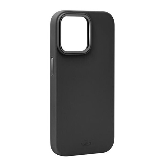 Puro Icon Mag Pro Magsafe Silikondeksel Svart for iPhone 15 Plus