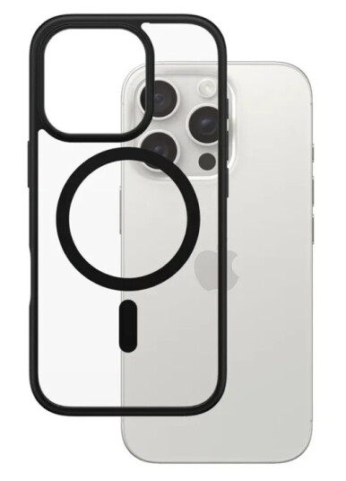 PanzerGlass HardCase iPhone 16 Pro MagSafe Svart Mobildeksel