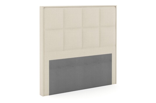 Rutet Sengegavl Choice 140 cm Beige