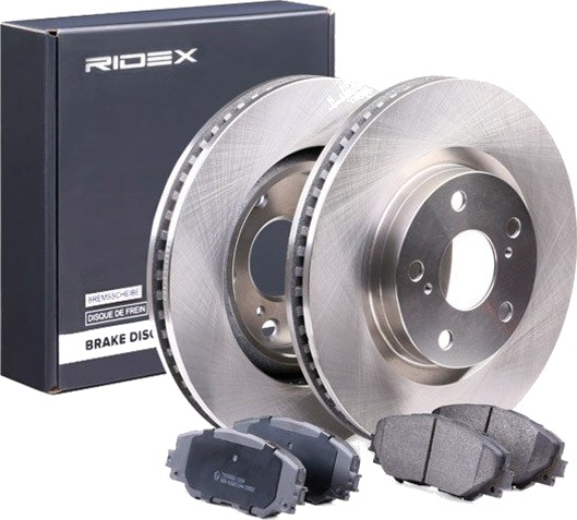 Bremseskiver og klosser RIDEX 3405B0307