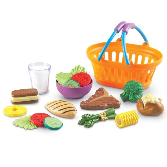 Learning Resources Lekemat Handlekurv med middag