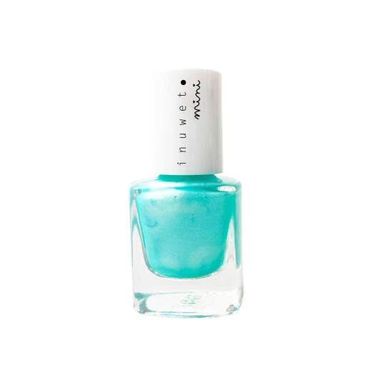 INUWET scented nail polish turquoise apple