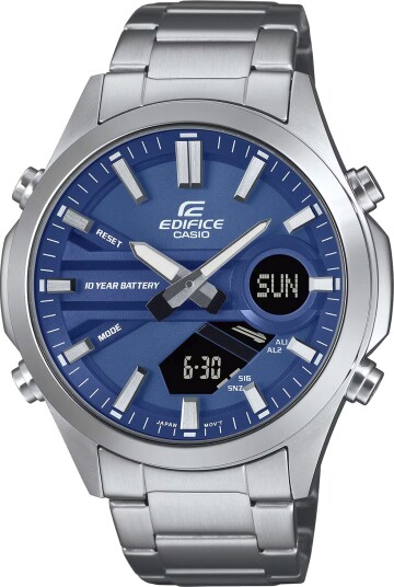 Casio Edifice EFV-C120D-2AEF - Herre - 46 mm - Analog - Kvarts urverk - Mineralglas