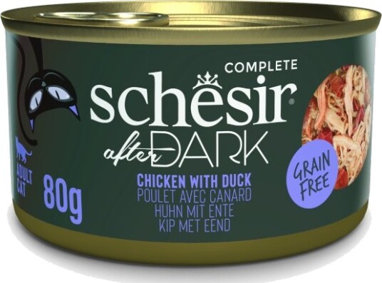 Schesir Våtfôr After Dark & And Kylling 12 X 80 G