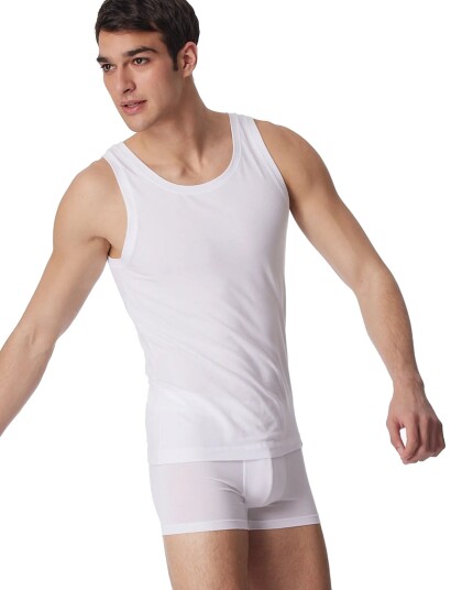 Schiesser Singlet   White   S