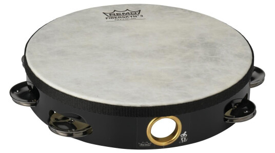 Remo Ta-5108-70 Tambourine Pre-Tuned 8" Diameter 8 Pairs 1 Row Quadura Svart Remo Ta-5108-70 Tambourine Pre-Tuned 8" Diameter 8 Pairs 1 Row Quadura Svart