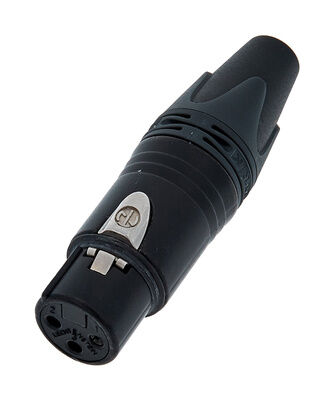 Neutrik NC3FXX-BAG 3-Pole XLR Kabeladapter Svart Neutrik NC3FXX-BAG 3-Pole XLR Kabeladapter Svart