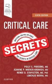 Critical Care Secrets Av Polly E. (E.L. Amidon Professor And Chair Department Of Medicine University Of Vermont College Of Medicine Parsons, Fletcher