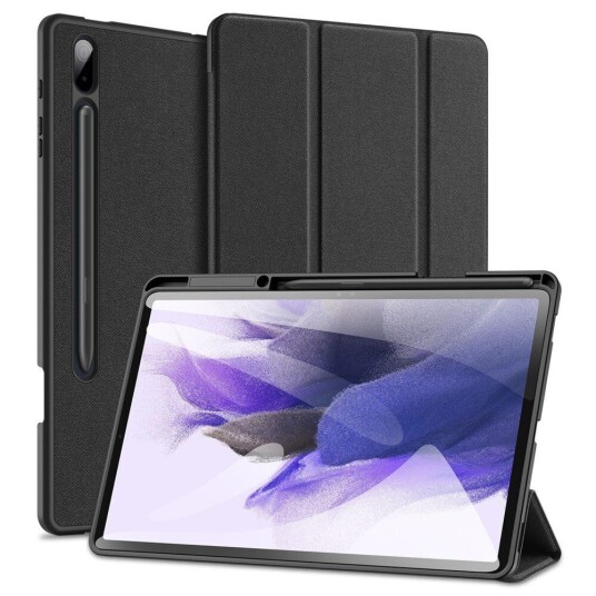 Dux Ducis Samsung Galaxy Tab S8 Plus / S7 Plus 12.4" DUX DUCIS DOMO Series Deksel - Svart