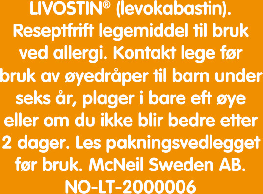 Livostin Øyedråper 05 mg/ml 4 ml