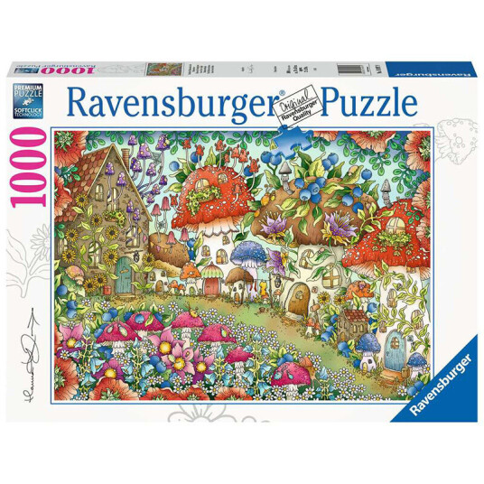 Ravensburger Puslespill 1000 Brikker Blomstrete Sopphus Ravensburger Puslespill 1000 Brikker Blomstrete Sopphus