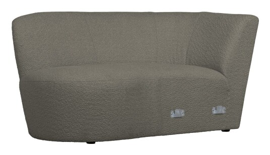 WOOOD Coco Chaiselounge Modul, Venstre, Warm Green Bouclé Unoliving
