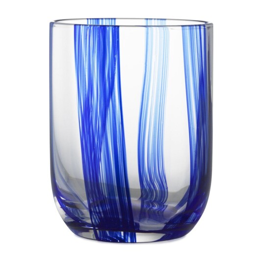Normann Copenhagen Stripe glass 39 cl Blue Stripes Normann Copenhagen Stripe glass 39 cl Blue Stripes