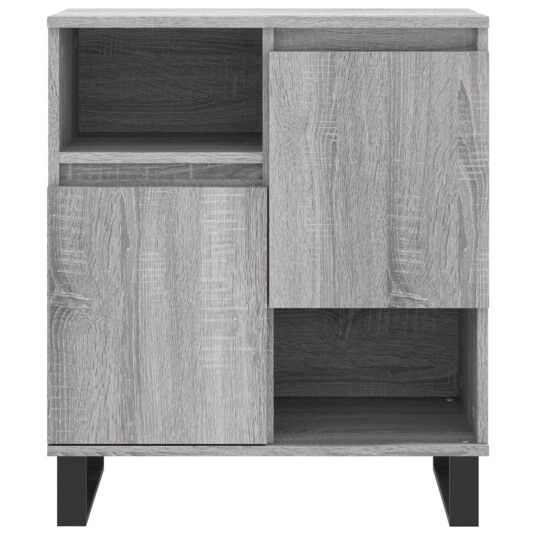 vidaXL Skjenk grå sonoma 60x35x70 cm konstruert tre