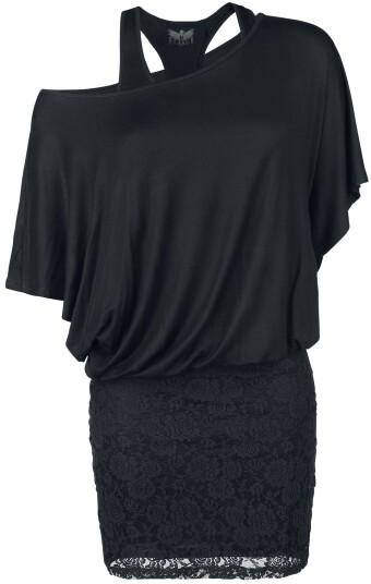 Black Premium by EMP Goth Kort kjole Hold On Loosely XS til 5XL Damer svart