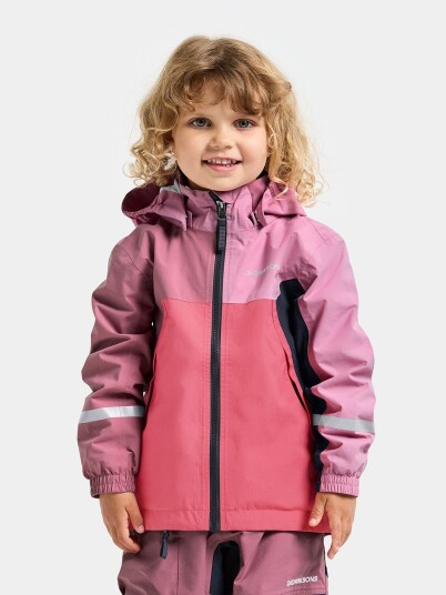 Didriksons Kids" Pilvi Jacket 2 Heather Pink 98/104 cm