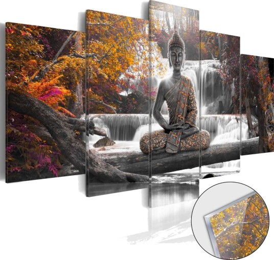 Bilde På Akryl Autumnal Buddha 100x50 Artgeist sp. z o. o.