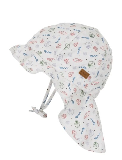 Melton Shells Cap   Neck Shade   White   47