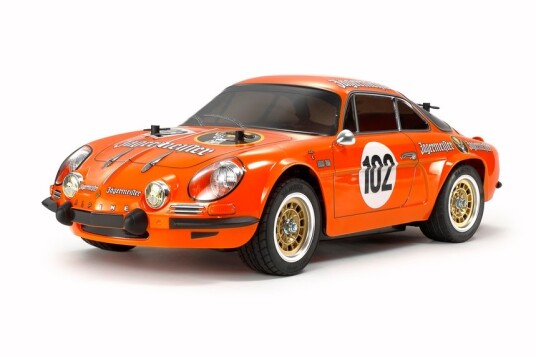 Tamiya 58708 1/10 RC Alpine A110 Jaegermeister 1973 M 06 chassi