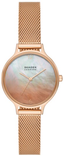Skagen Dameklokke SKW3107 Anita Lille Flerfarget/Rose gulltonet stål Skagen Dameklokke SKW3107 Anita Lille Flerfarget/Rose gulltonet stål