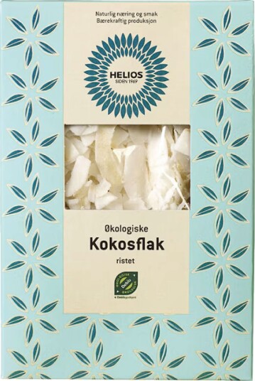 Helios Kokosflak Naturell, 100 g