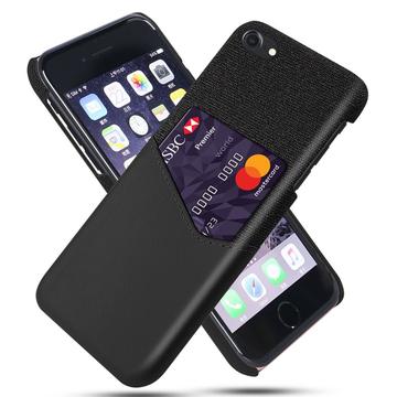 iPhone 7/8/SE (2020)/SE (2022) KSQ Deksel med Kort Lomme Svart