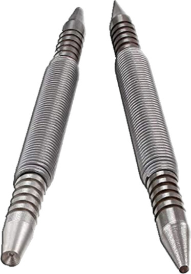 Fjærbelastet Dor 2 Stk Doble (0,8-1,6-2,4-3,2mm)